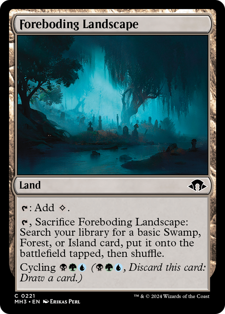 Foreboding Landscape [Modern Horizons 3] MTG Single Magic: The Gathering    | Red Claw Gaming