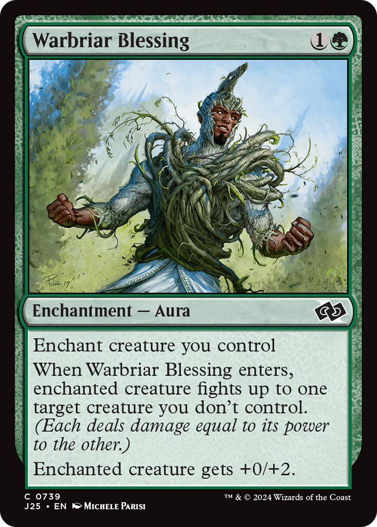 Warbriar Blessing [Foundations Jumpstart] MTG Single Magic: The Gathering | Red Claw Gaming