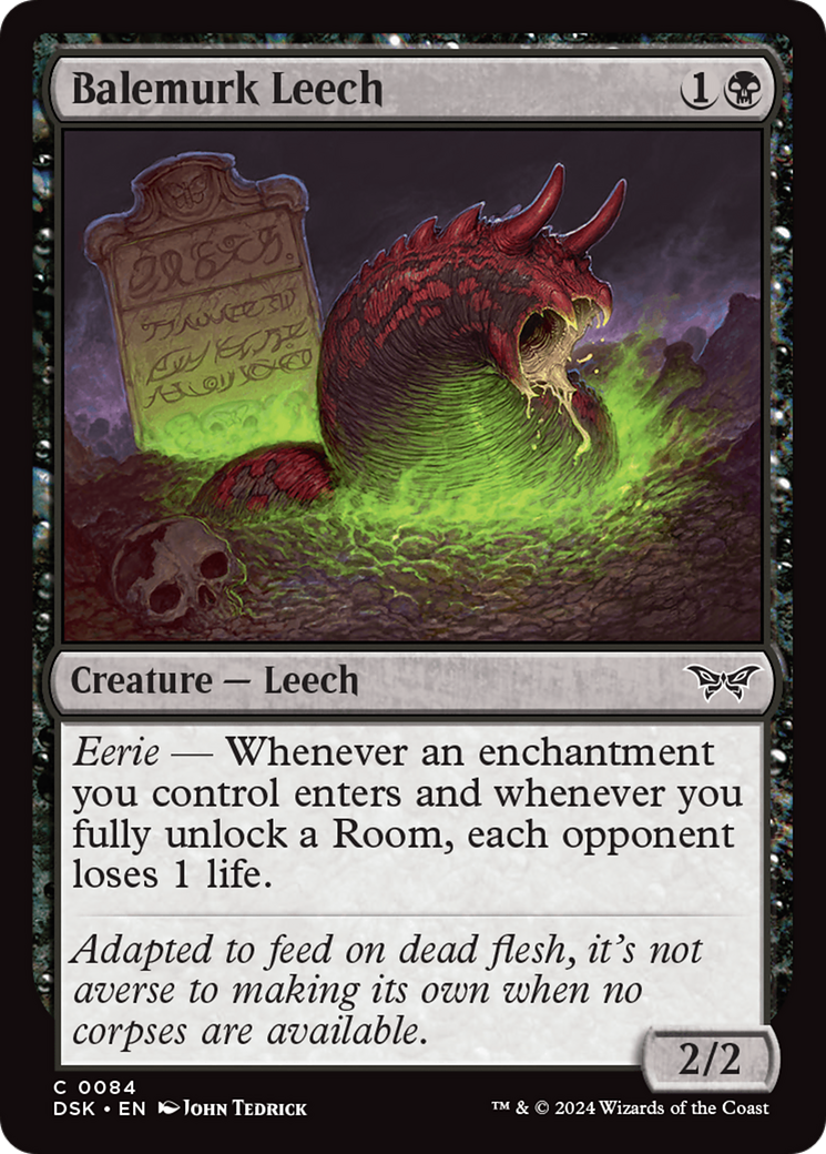 Balemurk Leech [Duskmourn: House of Horror] MTG Single Magic: The Gathering | Red Claw Gaming