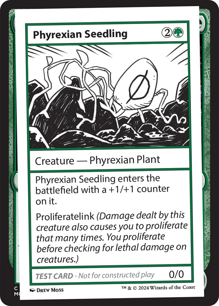 Phyrexian Seedling [Mystery Booster 2 Playtest Cards] MTG Single Magic: The Gathering    | Red Claw Gaming