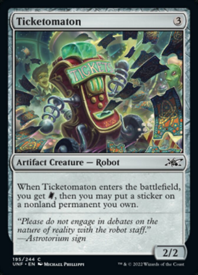 Ticketomaton [Unfinity] MTG Single Magic: The Gathering    | Red Claw Gaming