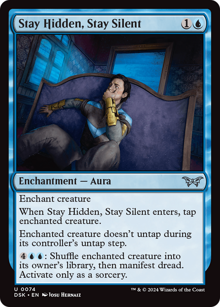 Stay Hidden, Stay Silent (0074) [Duskmourn: House of Horror] MTG Single Magic: The Gathering    | Red Claw Gaming