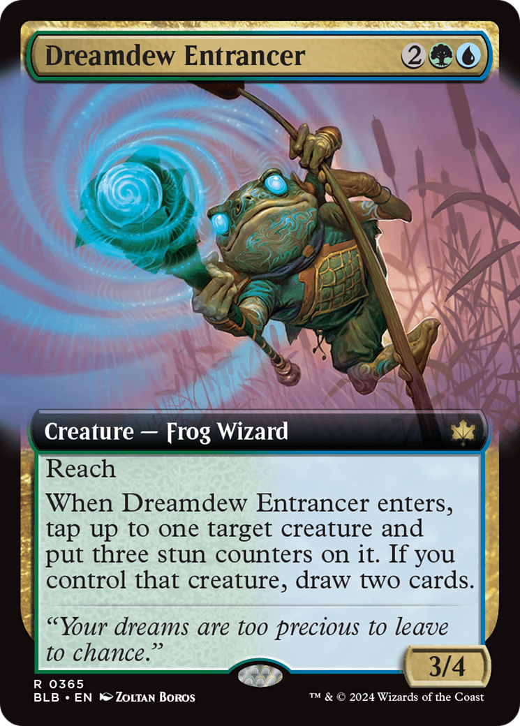 Dreamdew Entrancer (Extended Art) [Bloomburrow] MTG Single Magic: The Gathering    | Red Claw Gaming