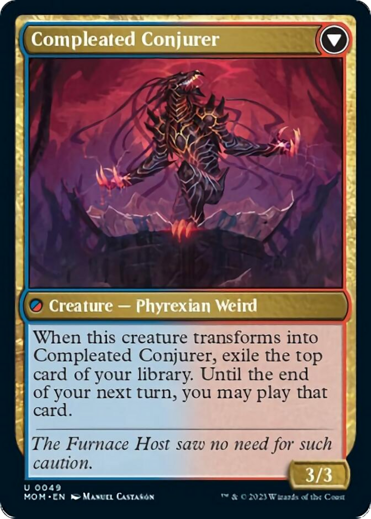 Captive Weird // Compleated Conjurer [March of the Machine] MTG Single Magic: The Gathering    | Red Claw Gaming