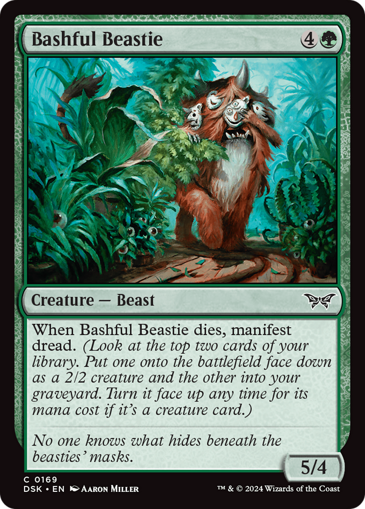 Bashful Beastie [Duskmourn: House of Horror] MTG Single Magic: The Gathering    | Red Claw Gaming