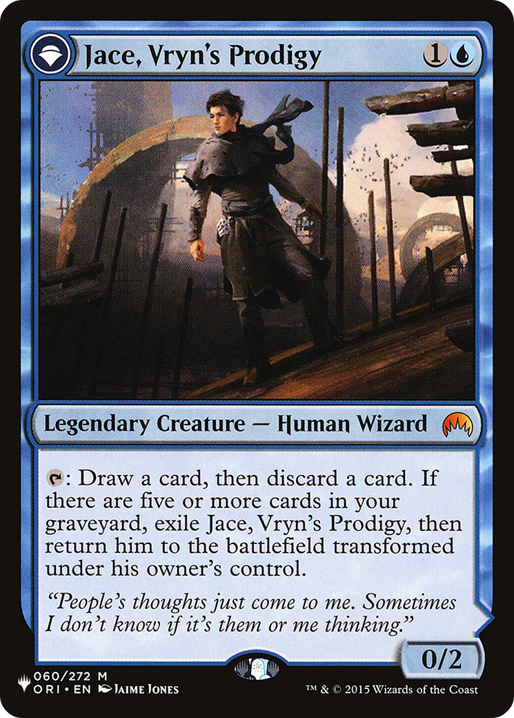 Jace, Vryn's Prodigy // Jace, Telepath Unbound [Secret Lair: From Cute to Brute] MTG Single Magic: The Gathering    | Red Claw Gaming