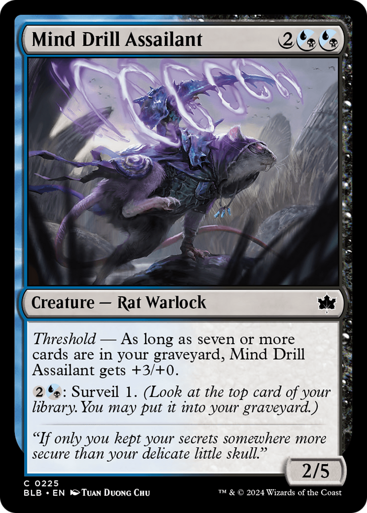 Mind Drill Assailant [Bloomburrow] MTG Single Magic: The Gathering    | Red Claw Gaming