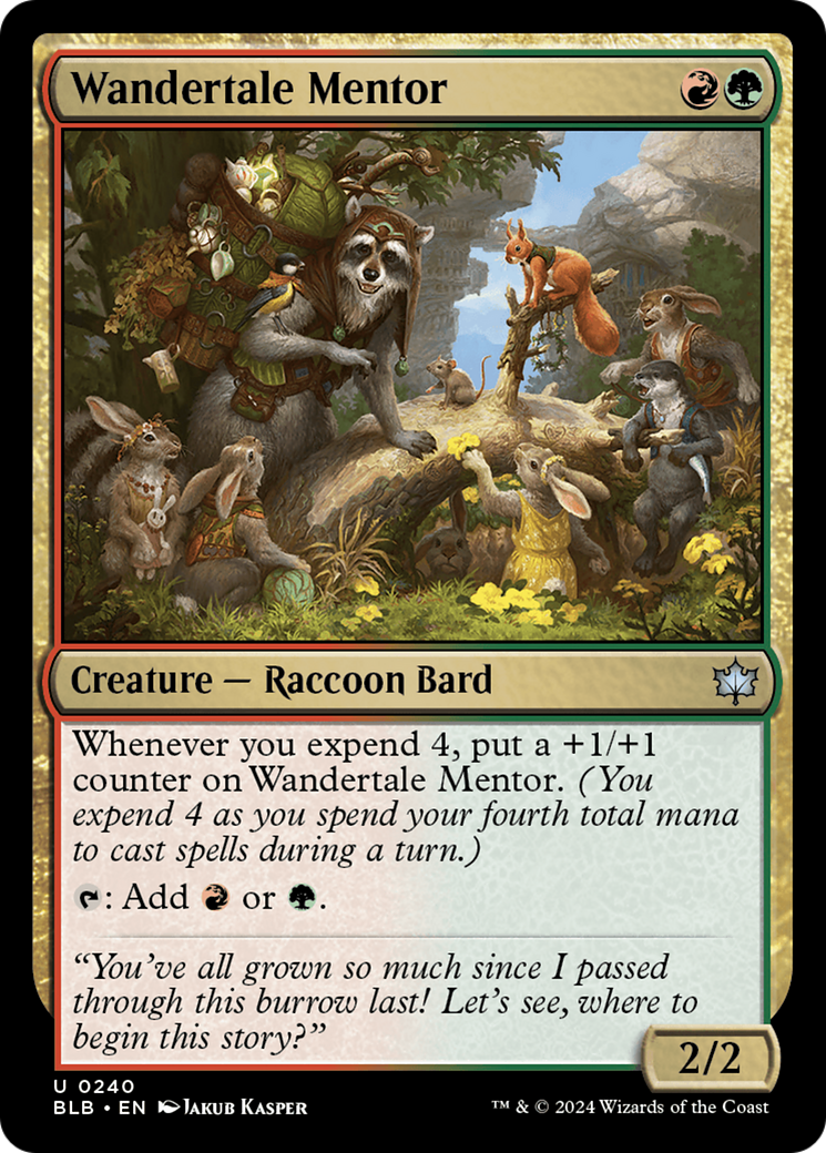 Wandertale Mentor [Bloomburrow] MTG Single Magic: The Gathering    | Red Claw Gaming