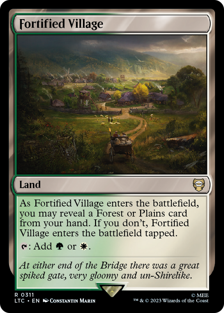 Fortified Village [The Lord of the Rings: Tales of Middle-Earth Commander] MTG Single Magic: The Gathering | Red Claw Gaming