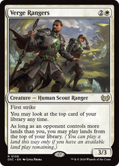 Verge Rangers [Duskmourn: House of Horror Commander] MTG Single Magic: The Gathering    | Red Claw Gaming