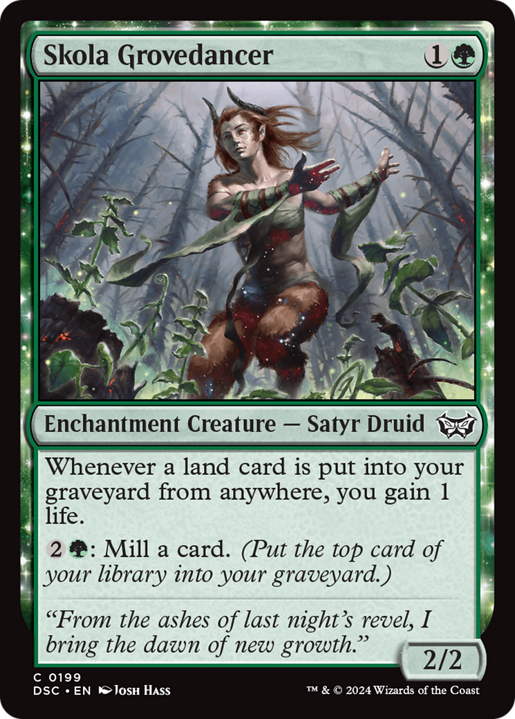 Skola Grovedancer [Duskmourn: House of Horror Commander] MTG Single Magic: The Gathering    | Red Claw Gaming