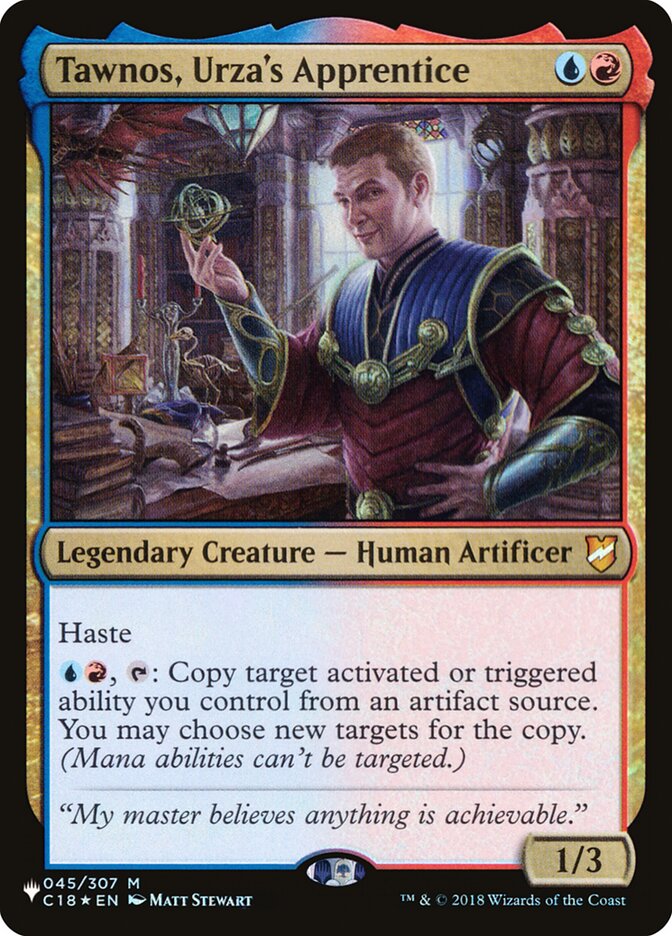 Tawnos, Urza's Apprentice [The List] MTG Single Magic: The Gathering | Red Claw Gaming