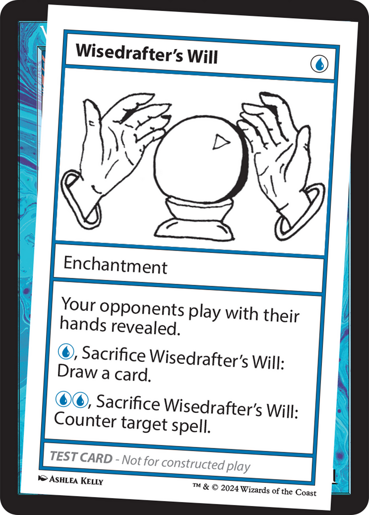 Wisedrafter's Will [Mystery Booster 2 Playtest Cards] MTG Single Magic: The Gathering    | Red Claw Gaming