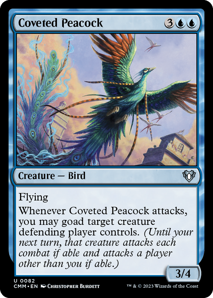 Coveted Peacock [Commander Masters] MTG Single Magic: The Gathering    | Red Claw Gaming