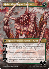 Grist, Voracious Larva // Grist, the Plague Swarm (Borderless) (Textured Foil) [Modern Horizons 3] MTG Single Magic: The Gathering    | Red Claw Gaming