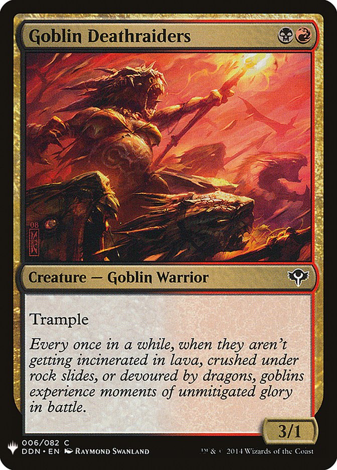 Goblin Deathraiders [Mystery Booster] MTG Single Magic: The Gathering | Red Claw Gaming