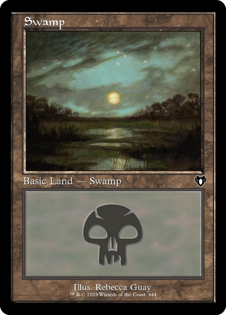 Swamp (444) (Retro) [Commander Masters] MTG Single Magic: The Gathering    | Red Claw Gaming