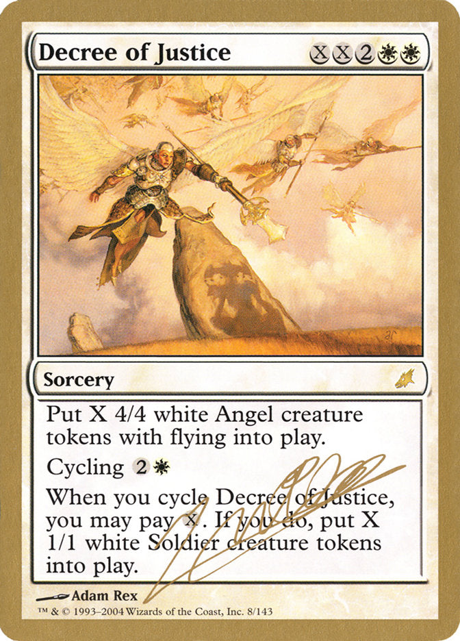 Decree of Justice (Julien Nuijten) [World Championship Decks 2004] MTG Single Magic: The Gathering    | Red Claw Gaming