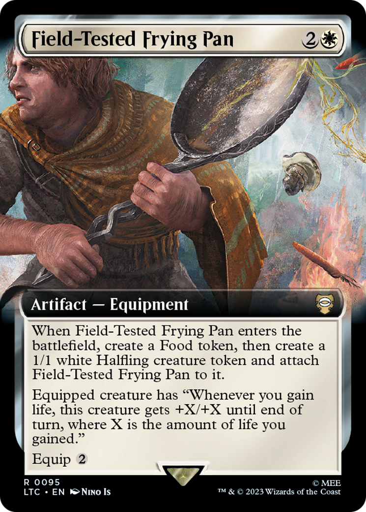 Field-Tested Frying Pan (Extended Art) [The Lord of the Rings: Tales of Middle-Earth Commander] MTG Single Magic: The Gathering    | Red Claw Gaming