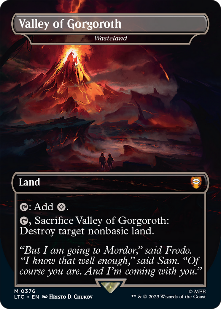 Valley of Gorgoroth - Wasteland [The Lord of the Rings: Tales of Middle-Earth Commander] MTG Single Magic: The Gathering | Red Claw Gaming