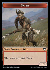 Eldrazi Scion // Satyr Double-Sided Token [Commander Masters Tokens] MTG Single Magic: The Gathering    | Red Claw Gaming