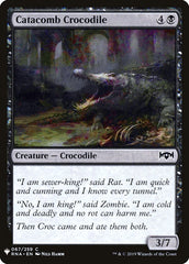 Catacomb Crocodile [Mystery Booster] MTG Single Magic: The Gathering    | Red Claw Gaming