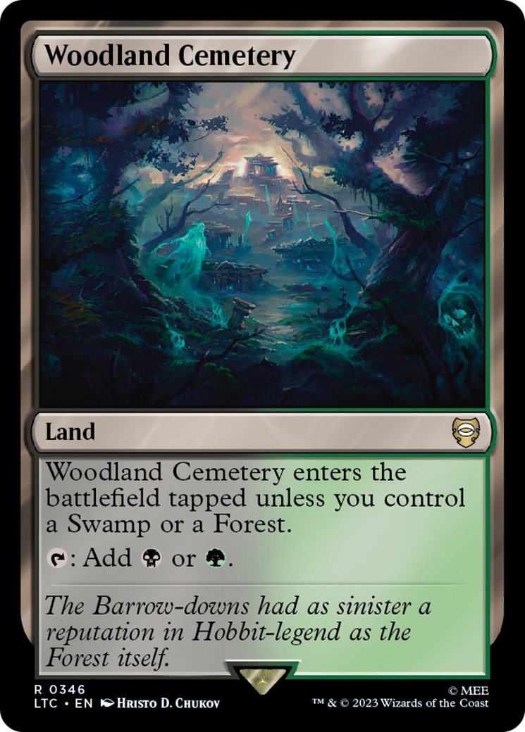 Woodland Cemetery [The Lord of the Rings: Tales of Middle-Earth Commander] MTG Single Magic: The Gathering | Red Claw Gaming