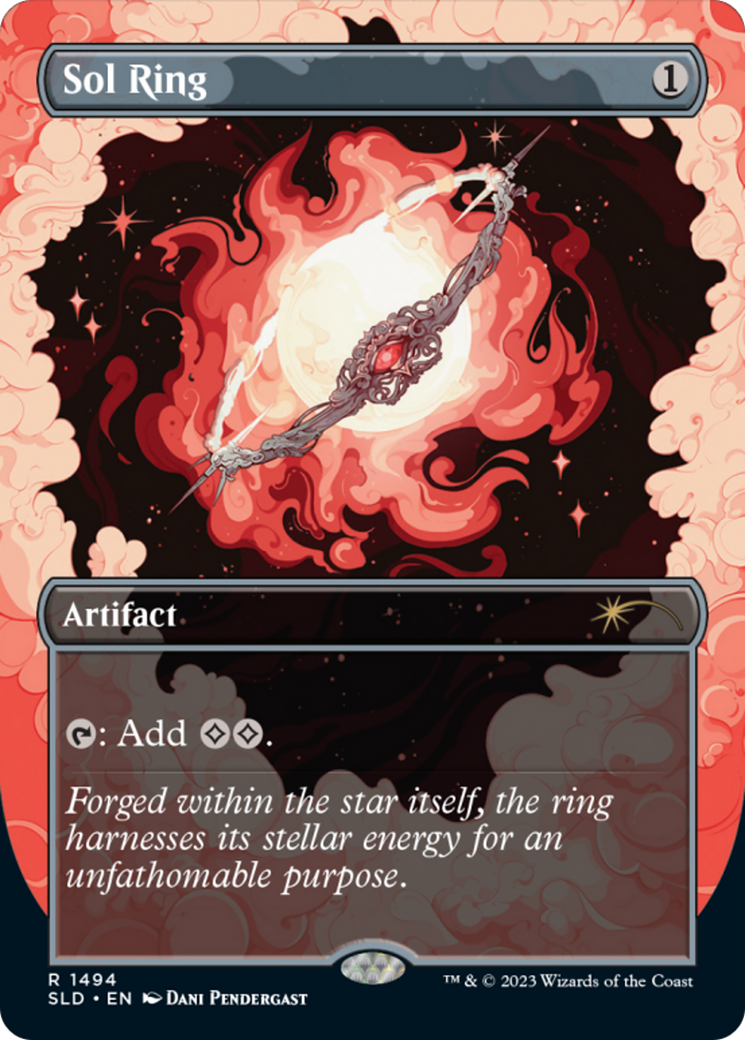 Sol Ring (1494) (Galaxy Foil) [Secret Lair Drop Series] MTG Single Magic: The Gathering    | Red Claw Gaming