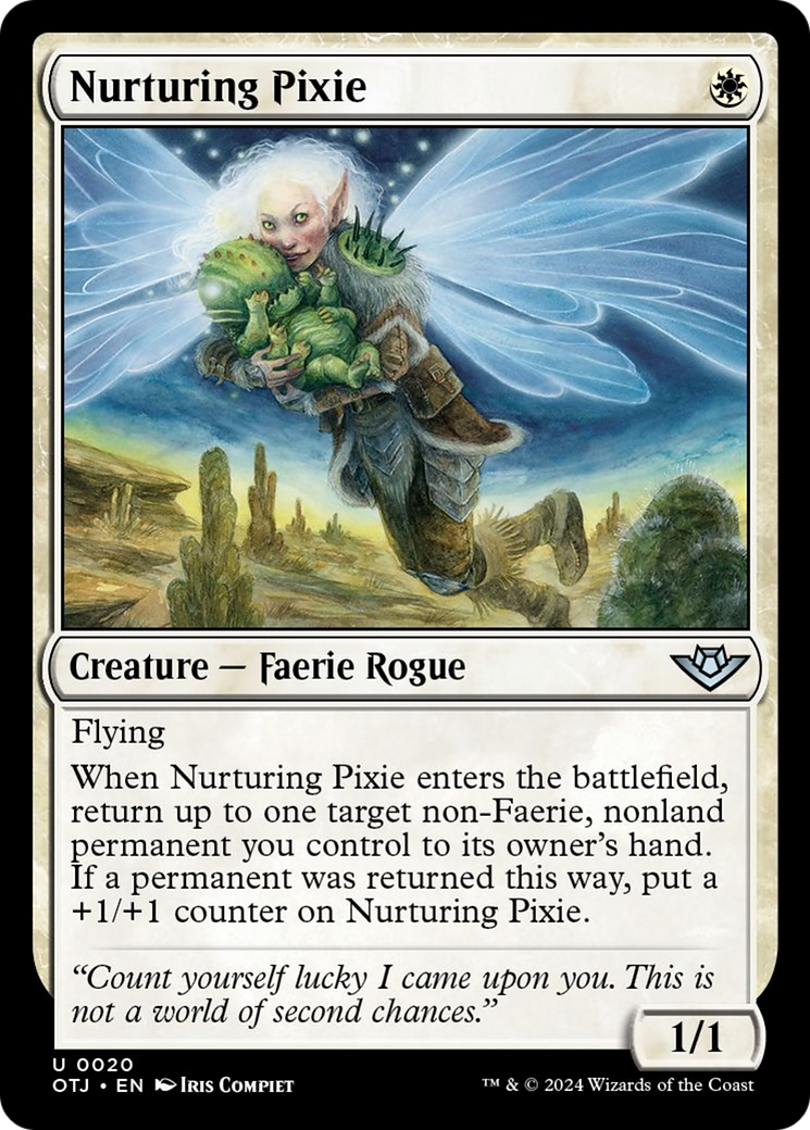 Nurturing Pixie [Outlaws of Thunder Junction] MTG Single Magic: The Gathering    | Red Claw Gaming