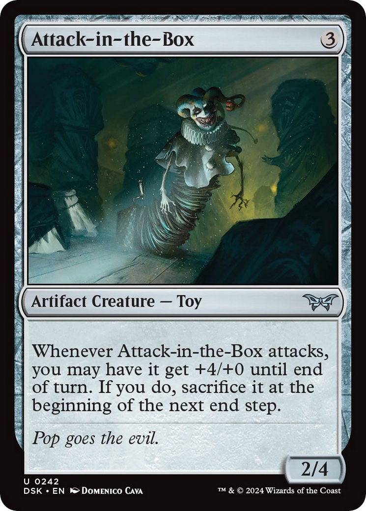 Attack-in-the-Box [Duskmourn: House of Horror] MTG Single Magic: The Gathering    | Red Claw Gaming