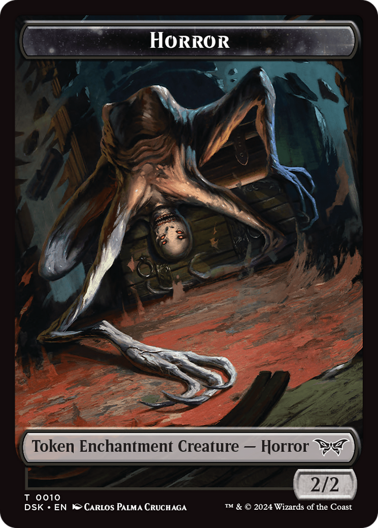 Horror Token [Duskmourn: House of Horror Tokens] MTG Single Magic: The Gathering    | Red Claw Gaming