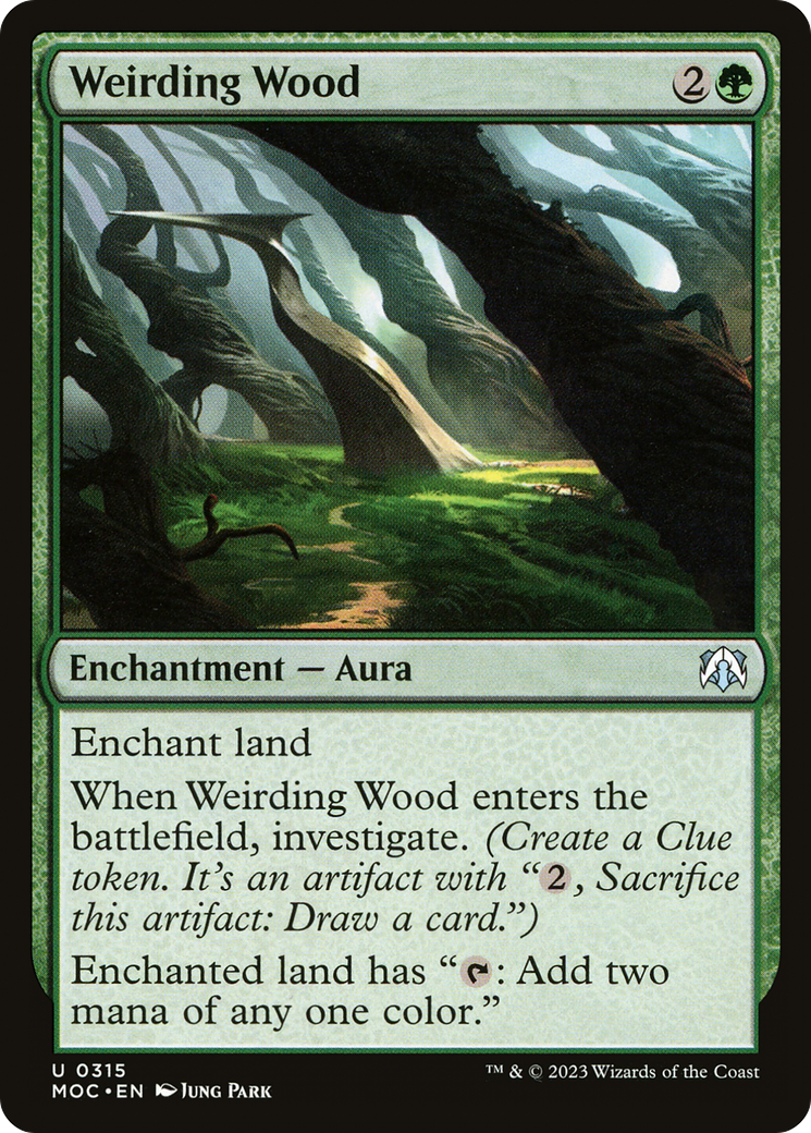 Weirding Wood [March of the Machine Commander] MTG Single Magic: The Gathering    | Red Claw Gaming