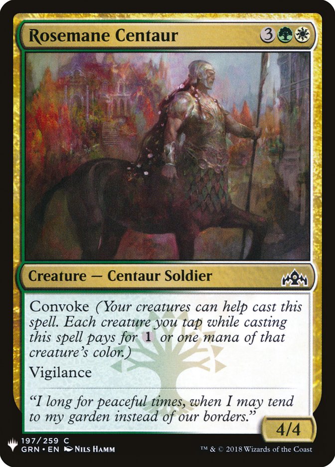 Rosemane Centaur [Mystery Booster] MTG Single Magic: The Gathering | Red Claw Gaming