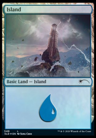 Island (Wizards) (549) [Secret Lair Drop Promos] MTG Single Magic: The Gathering    | Red Claw Gaming