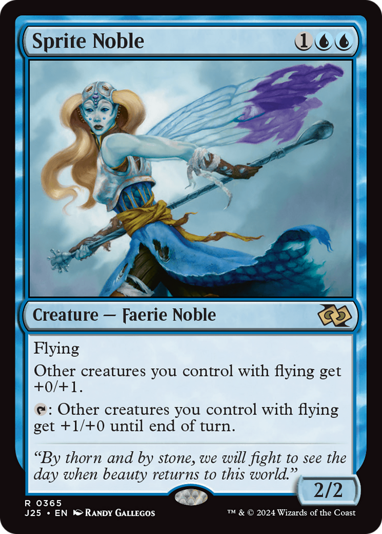 Sprite Noble [Foundations Jumpstart] MTG Single Magic: The Gathering    | Red Claw Gaming