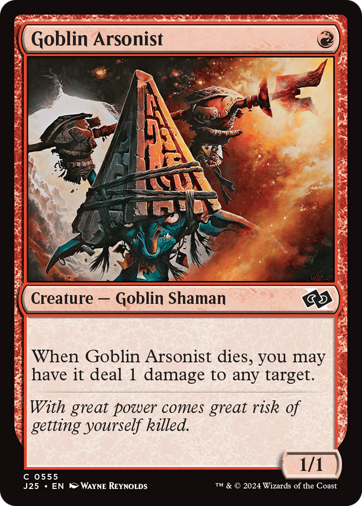 Goblin Arsonist [Foundations Jumpstart] MTG Single Magic: The Gathering    | Red Claw Gaming