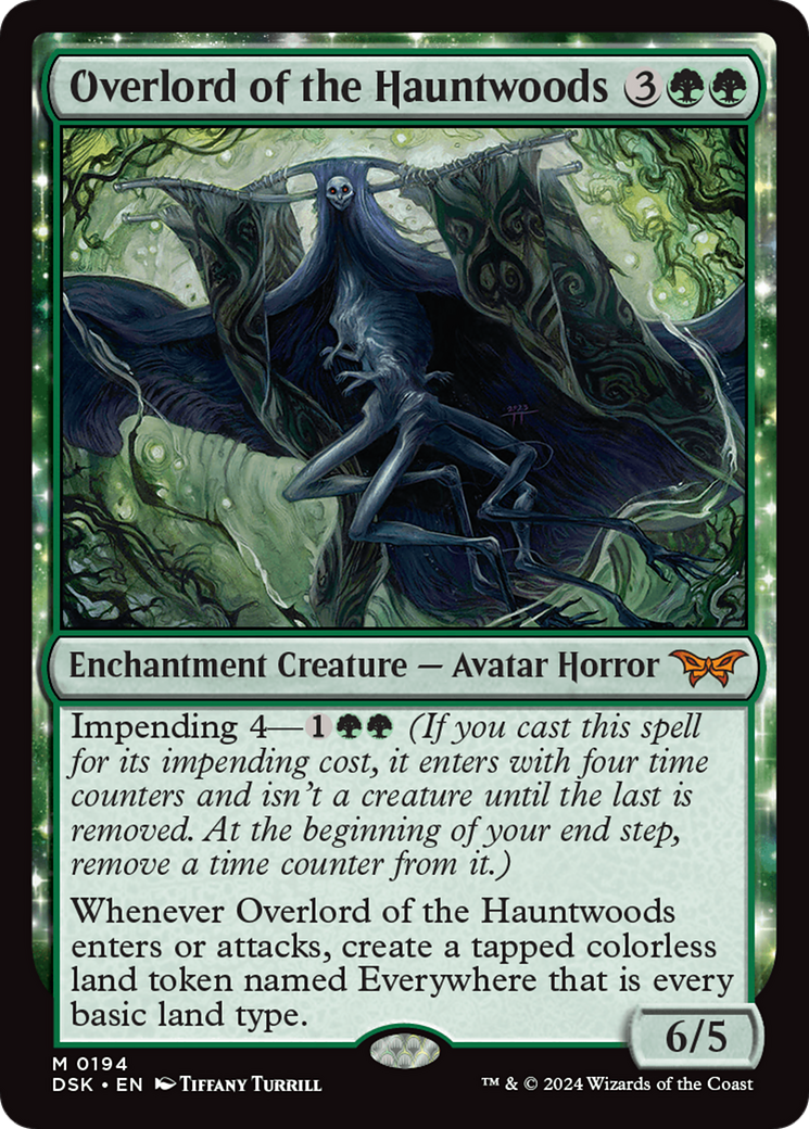 Overlord of the Hauntwoods [Duskmourn: House of Horror] MTG Single Magic: The Gathering    | Red Claw Gaming