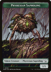 Monk // Phyrexian Saproling Double-Sided Token [March of the Machine Tokens] MTG Single Magic: The Gathering    | Red Claw Gaming