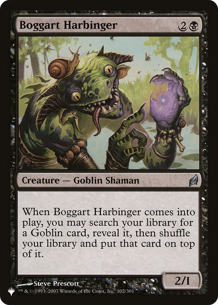 Boggart Harbinger [The List Reprints] MTG Single Magic: The Gathering    | Red Claw Gaming