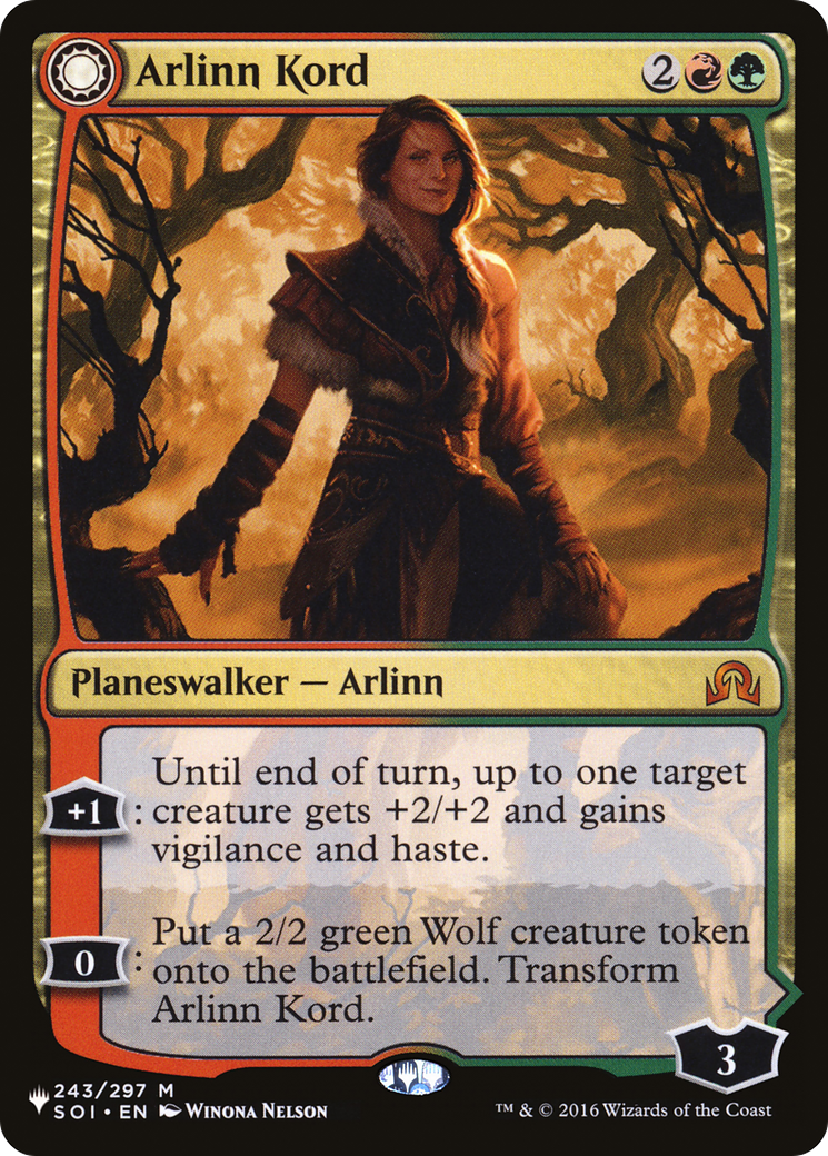 Arlinn Kord // Arlinn, Embraced by the Moon [Secret Lair: From Cute to Brute] MTG Single Magic: The Gathering    | Red Claw Gaming