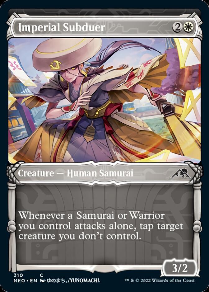 Imperial Subduer (Showcase Samurai) [Kamigawa: Neon Dynasty] MTG Single Magic: The Gathering    | Red Claw Gaming