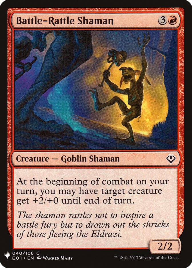 Battle-Rattle Shaman [Mystery Booster] MTG Single Magic: The Gathering    | Red Claw Gaming