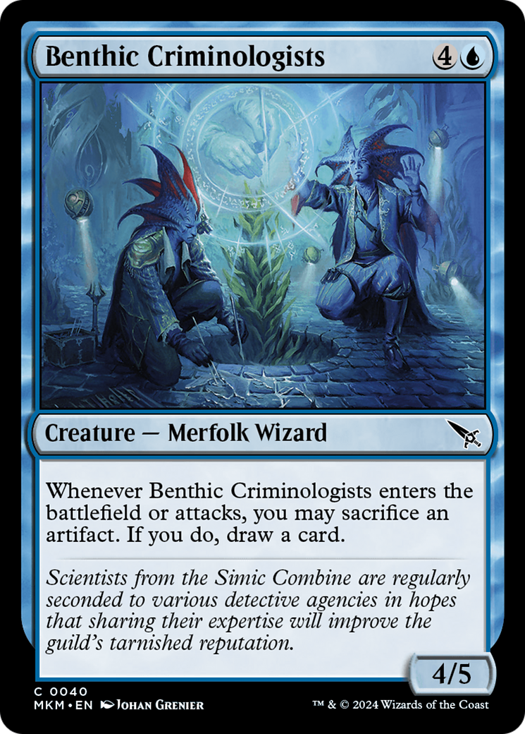 Benthic Criminologists [Murders at Karlov Manor] MTG Single Magic: The Gathering    | Red Claw Gaming