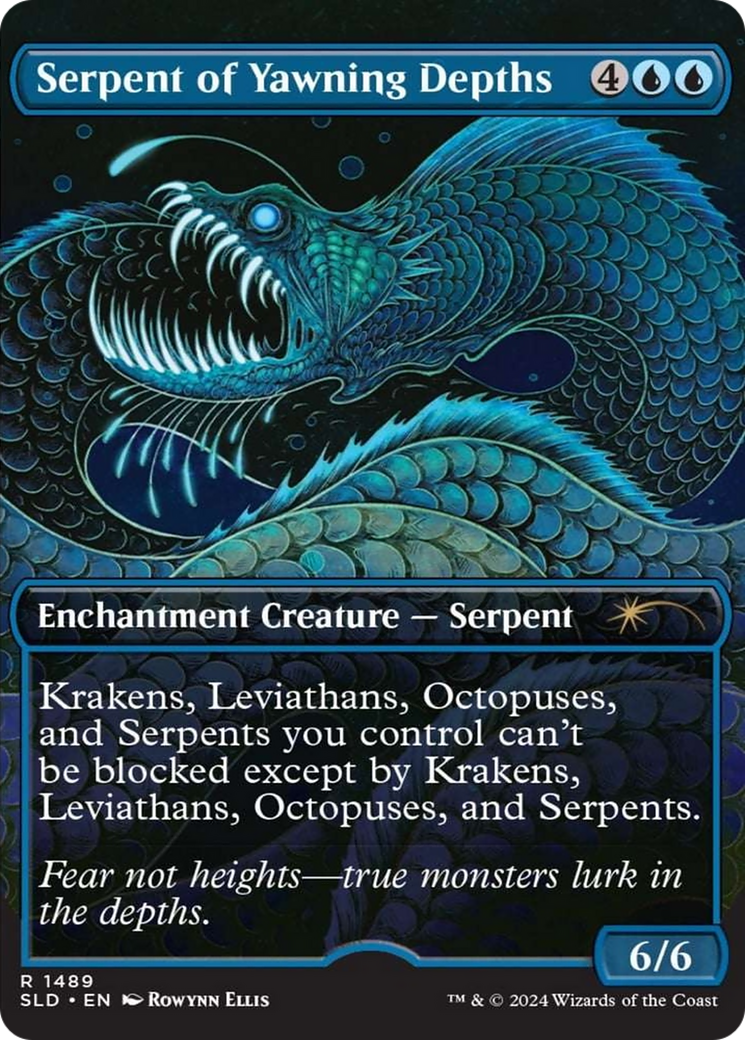 Serpent of Yawning Depths [Secret Lair Drop Series] MTG Single Magic: The Gathering    | Red Claw Gaming