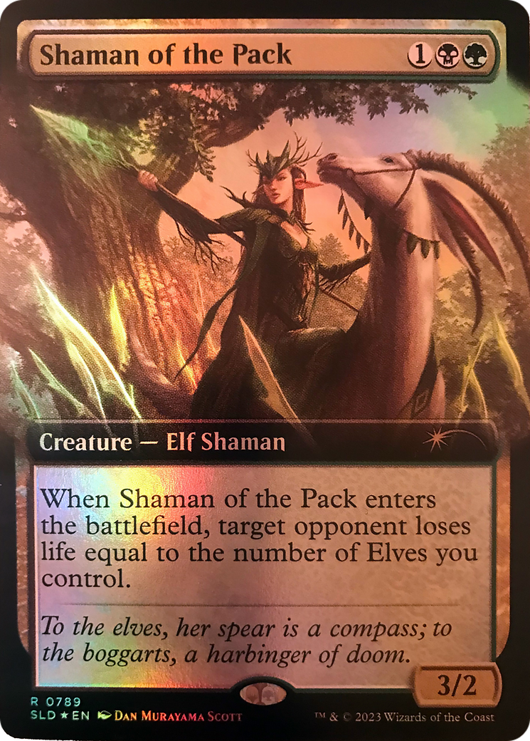 Shaman of the Pack (Extended Art) [Secret Lair Drop Series] MTG Single Magic: The Gathering    | Red Claw Gaming