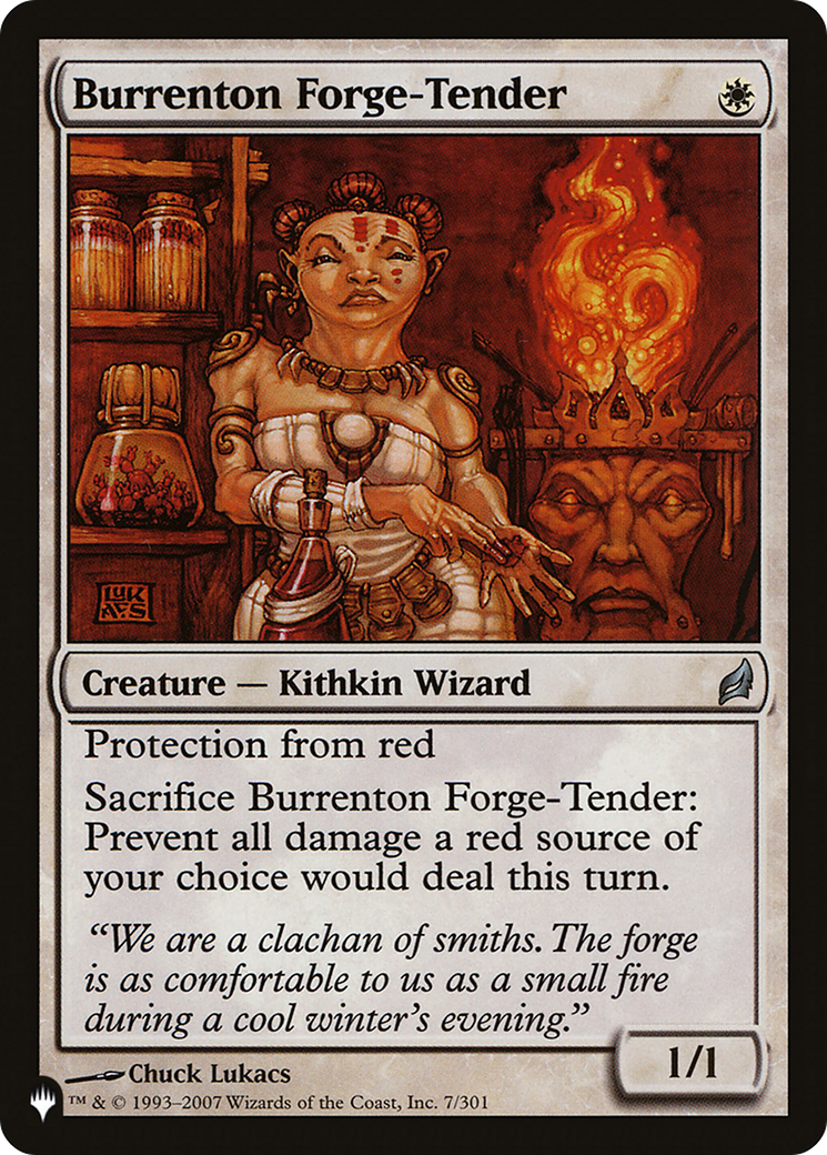 Burrenton Forge-Tender [The List Reprints] | Red Claw Gaming