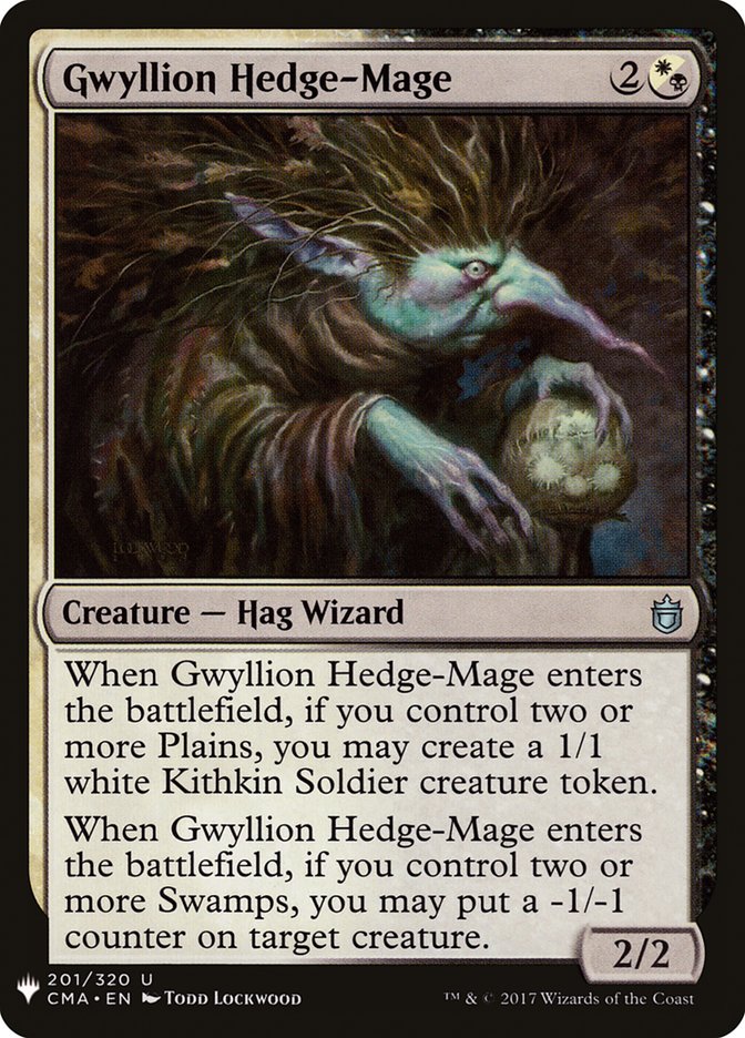 Gwyllion Hedge-Mage [Mystery Booster] MTG Single Magic: The Gathering | Red Claw Gaming