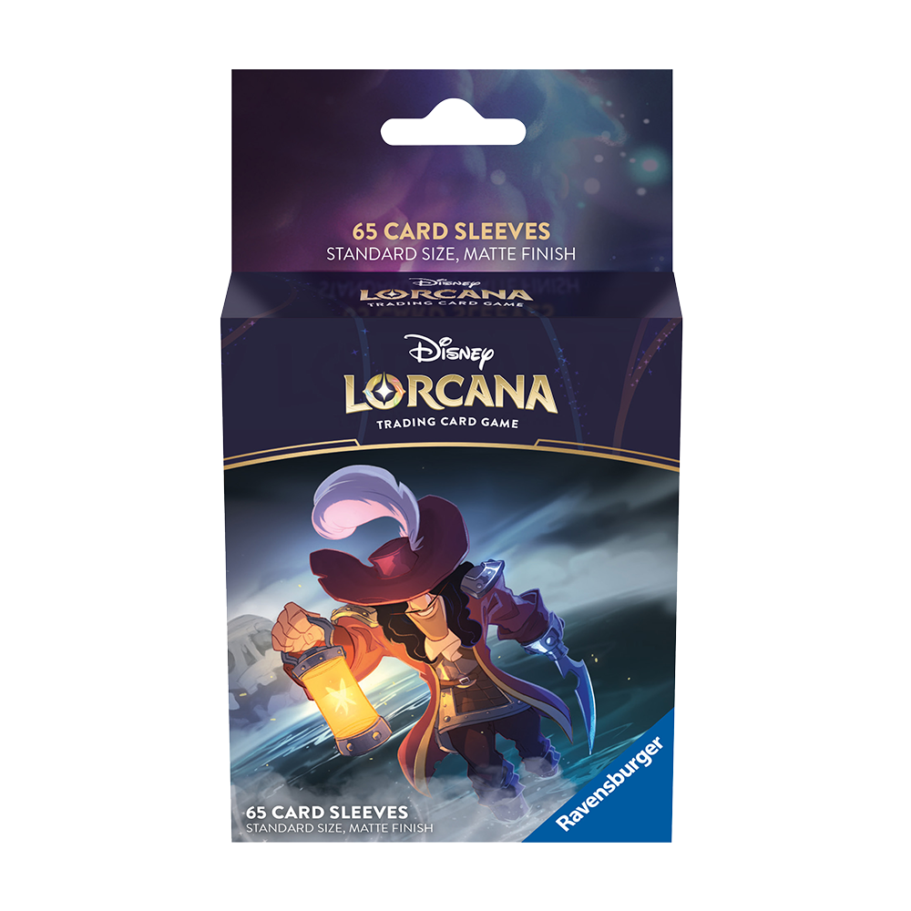 Card Sleeves (Captain Hook / 65-Pack) Lorcana Sealed Disney    | Red Claw Gaming