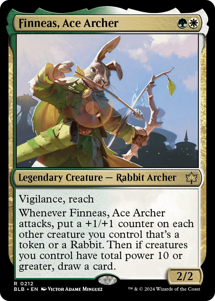 Finneas, Ace Archer [Bloomburrow] MTG Single Magic: The Gathering    | Red Claw Gaming