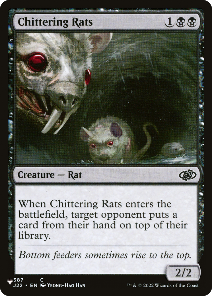 Chittering Rats [The List] MTG Single Magic: The Gathering | Red Claw Gaming